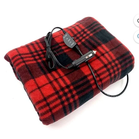 heated blanket with cigarette lighter plug treksafe | Other | Treksafe Automotive 2v Heatedtravel Blanket